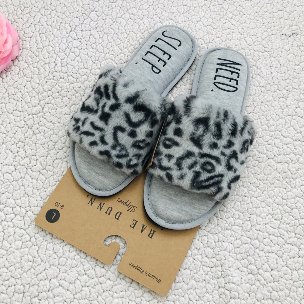 🦄 Rae Dunn NEED SLEEP Slippers